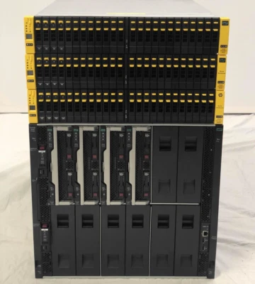 HP 3PAR 8450 112TB Useable SSD SAN HP Synergy 12000 Gen10 1TB RAM Configuration - Image 1 of 4