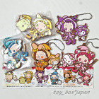 Ojamajo Doremi Sanrio Rubber Mascot Keychain Charm Lot Of 5 Set Bandai Anime