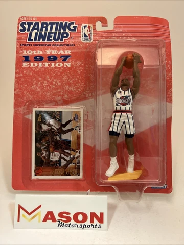 Starting Lineup 1997 Edition Charles Barkley Houston Rockets Figure With Card Cover