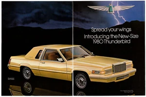 1980 FORD Thunderbird Vintage Original 4 page Print AD Town Landau 2-door photo - Picture 1 of 2