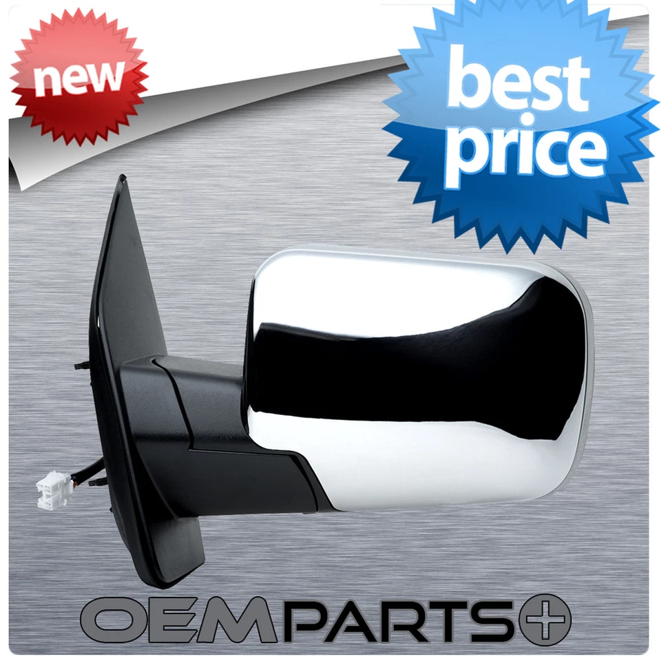 New Replacement Driver's Side View Mirror Chrome Cover Glass Fit Infinity Nissan - Image 1 of 1