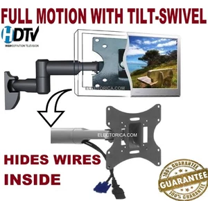Vollbewegliche TV Wandhalterung schwenkbar für 23"26"27"32"37"40"42" Zoll LED LCD - Bild 1 von 10