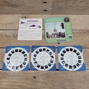 1955 Kentucky The Blue Grass State 3 Reels Sleeves View Master 1 2 3 - Picture 1 of 6