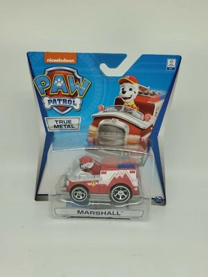 Paw Patrol MARSHALL Mighty Pups Super Paws True Metal Coche Vehículo Diecast 1:55 Foto 1 de 3