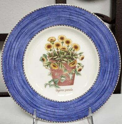 WEDGWOOD SARAH'S GARDEN BLUE Salad Plate Never Used BRAND NEW England - Image 1 of 3