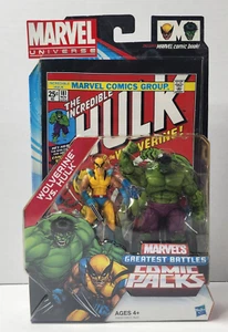 Marvel Universe - Marvel's Greatest Battles Comic Packs Wolverine Vs. Hulk NIB - Picture 1 of 8
