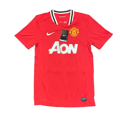 NUEVA 2010-2011 Nike Manchester United AON Camiseta local Red Devils S Pequeña Foto 1 de 4