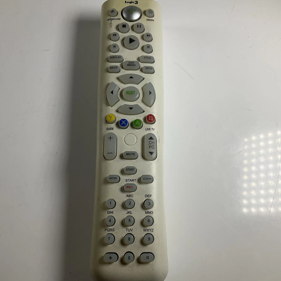 Xbox 360 Multi Media Remote - Logic 3 - Slightly Discoloured - Image 1 of 4
