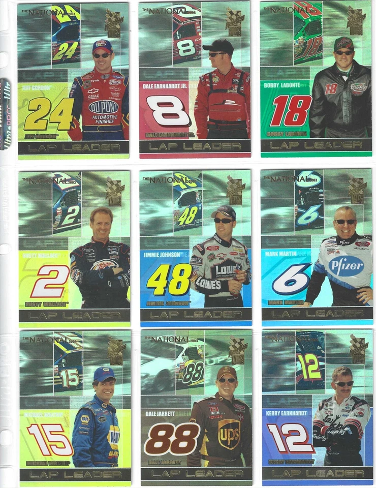 *2003 VIP-LAP LEADER NATIONAL-#LL8 Dale Jarrett-ONE CARD ONLY!* - Image 1 of 1