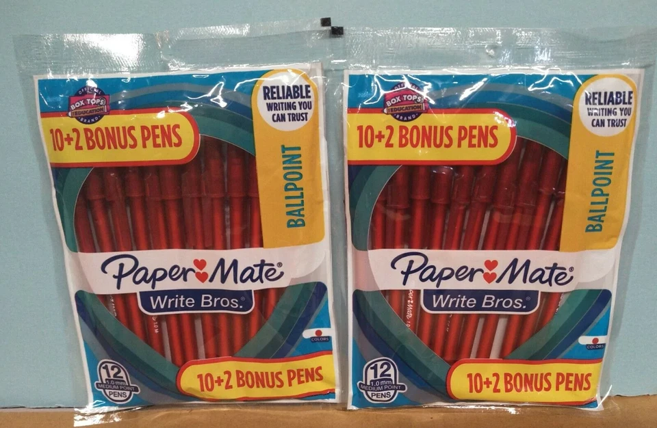 Papermate Red Medium Point 1.0mm Ball Point Pens 24 Pack ( 2050159 ) - Image 1 of 1