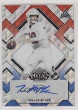 2022 Leaf Metal Draft Red White & Blue Wave 5/7 Tanner McKee #BA-TM1 Auto