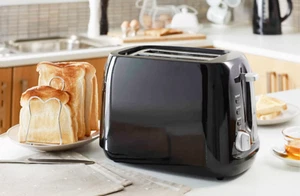 2 Scheiben Toaster - schwarz - Bild 1 von 3