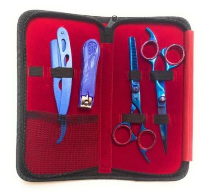 Juego de tijeras de afeitar profesionales Foto 1 de 4