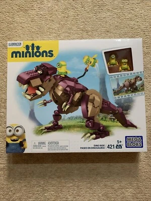 Mega Bloks 2015 ☆ MINIONS Despicable Me ☆ Dino Ride Set - Brand New - Very Rare - Image 1 of 2