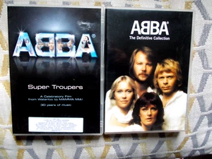 2 ABBA DVDs Super Troupers & The Definitive Collection - Foto 1 di 2