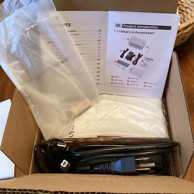 MUNBYN Thermo Etikettendrucker P130 4x6 Versand Wiederverkäufer NEU OPEN BOX - Bild 1 von 4