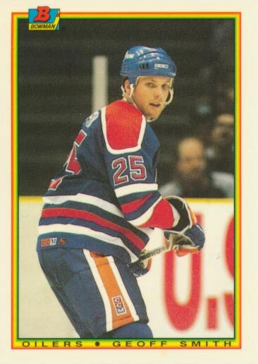 1990-91 Bowman Tiffany #192 GEOFF SMITH - Edmonton Oilers - Bild 1 von 1