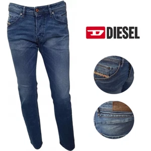 DIESEL BELTHER 0848U STRETCH Men's Denim Jean REGULAR SLIM TAPERED BLUE RRP £270 - Picture 1 of 7