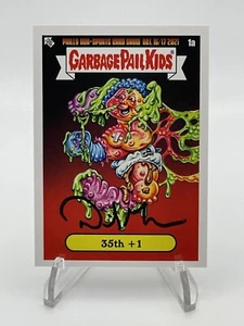 2021 Garbage Pail Kids Philly Non-Sports Card Show Topps Promo Signed D. Gross - Picture 1 of 4