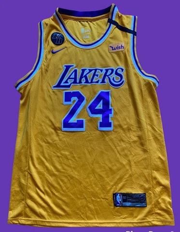 Nike kobe Bryant swingman stitched KB edition jersey Men’s Sz L 50 Preowned RARE Cover
