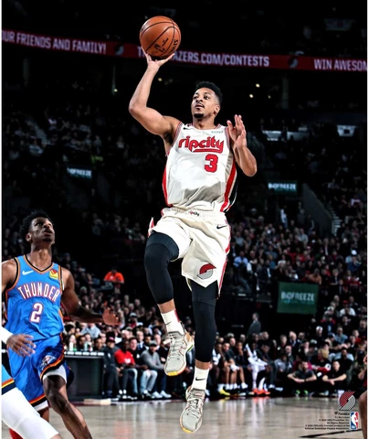 C.J. McCollum Portland Trailblazers Unsigned Shooting Photograph Cover