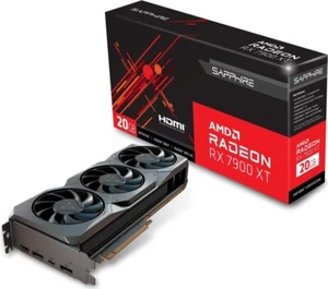 SAPPHIRE AMD Radeon RX 7900 XT 20GB GDDR6 PCIe 4.0x16 Grafikkarte 21323-01-20G - Bild 1 von 4