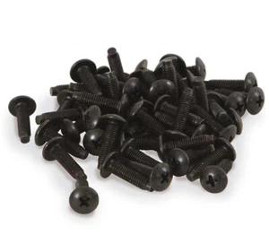 10-32 Cage/Server/Racking Screws can of 100pcs Black - Picture 1 of 2