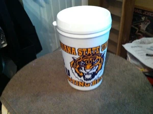 Vintage LSU Tigers 22oz Travel Cup w Lid Made in USA Louisiana State Geaux Alpha - Bild 1 von 7