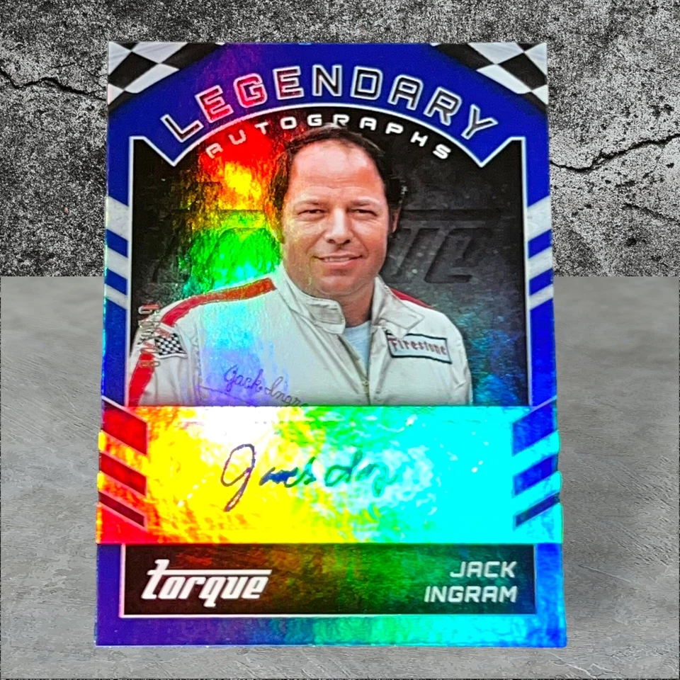 Jack Ingram LEGENDARY AUTOGRAPHS PANINI TORQUE PACK PULLED autographed card HOF - Image 1 of 1
