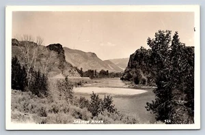 AK Ausweis Salmon River Idaho RPPC Echtfoto AF25 - Bild 1 von 2