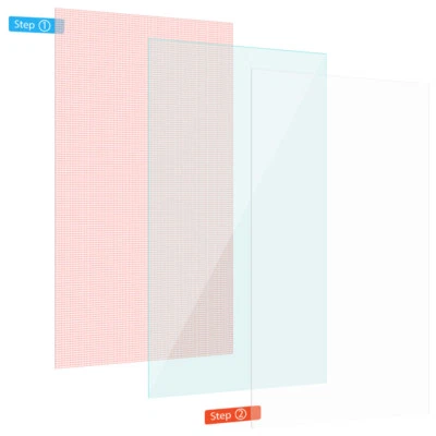 2x Displayschutzfolie 9.7 - 10.1 Zoll Tablet Displayfolie Schutzfolie Universal  - Bild 1 von 4