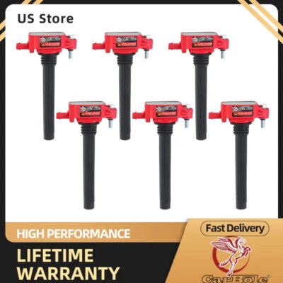 6 Ignition Coils Pack for Chrysler Jeep Cherokee Dodge Grand Caravan 3.6L UF648 - Image 1 of 4