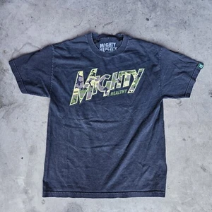 Mighty Healthy Y2k Vintage Tee Shirt preowned Sz L - Picture 1 of 5