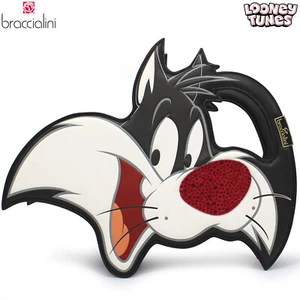 Braccialini Looney Tunes designer Sylvester the Cat shaped shoulder bag purse - Picture 1 of 9