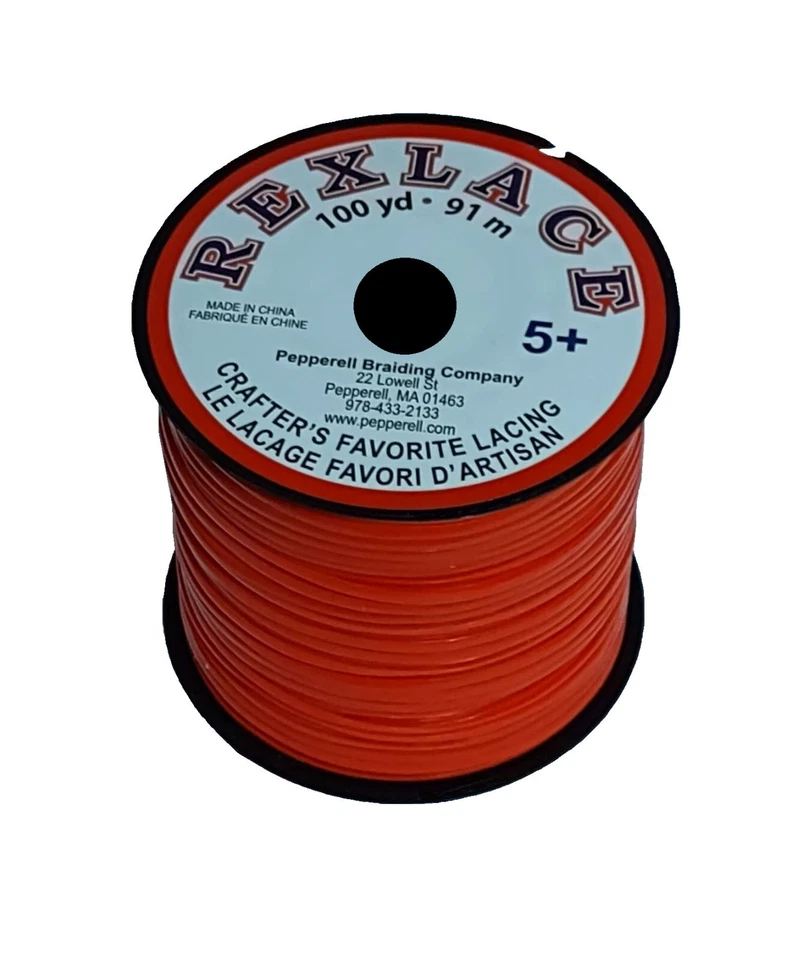 Rexlace Red Plastic Lacing 100 yard spool - Image 1 of 1