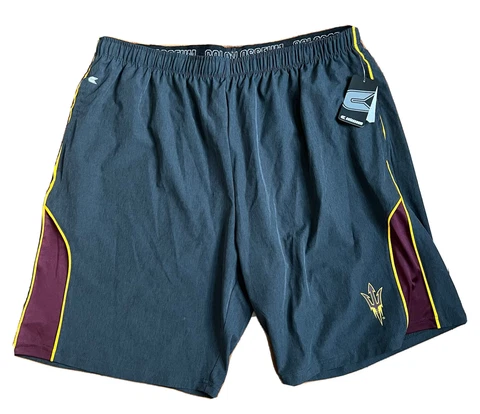 Arizona State Sun Devils  Men's Gray  Basketball Shorts Sz 2XL Cover