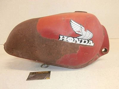 Depósito de tanque de gasolina genuino Honda MR175 MR 175 76 Elsinore acero OEM - oxidado Foto 1 de 4