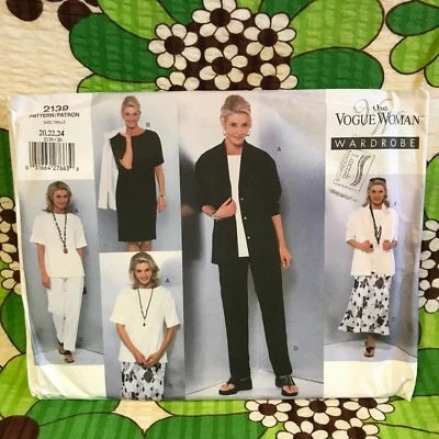 Vogue 2139 VTG Sewing Pattern The Vogue Woman. Sz: 20-22-24 Uncut - Image 1 of 4