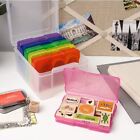 5x7 inch Photo Storage Box Plastic Picture Keeper 6 Colorful Photo Cases