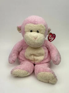 Ty Pluffies Collection “Baby Dangles” the Monkey Pink Version (10 inch) - Bild 1 von 7