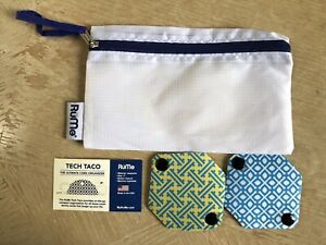 RUME Cord Bag and Two "Tech Taco" Cord Organizers