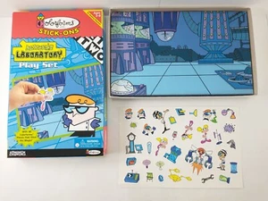 Colorforms DEXTER'S LABRATORY Reusable Vinyl Sticker Playset Toy CARTOON NETWORK - Picture 1 of 7