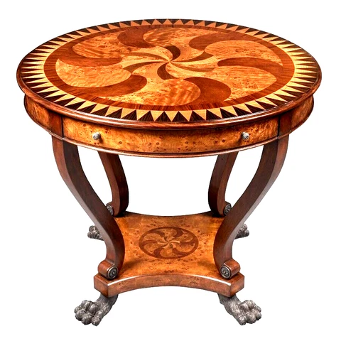 Center Table Swirling Teardrops Essential Collection by Theodore Alexander Cover