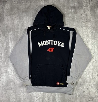 Sudadera con capucha vintage Montoya 42 Nascar Chase Authentics adulto talla Lg Nascar Racing  Foto 1 de 4