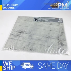 Red Fox DB-35002 1/35 3d Diorama Base Concrete Base Square Type 5 380x320mm - Picture 1 of 5