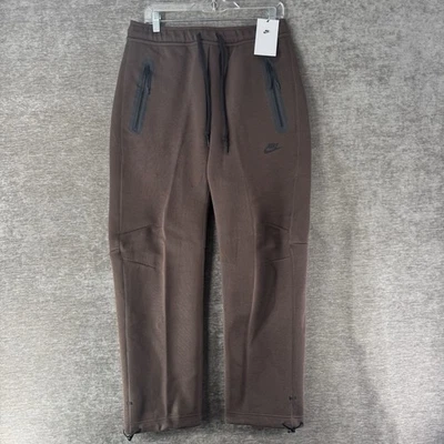 Nike Tech флис открытый кромки брюки барокко/коричневый мужской размер средний HJ6533-237 новый с Ярлыками - Изображение 1 из 4