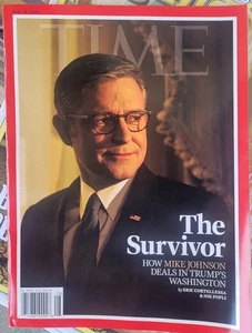 MIKE JOHNSON Time Magazine August 18, 2025 THE SURVIVOR Donald Trump - New - Picture 1 of 1