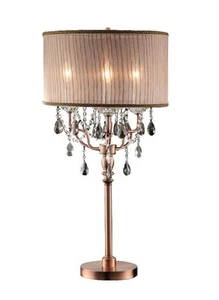 OK-5126t 35-Inch Rosie Crystal Table Lamp - Picture 1 of 6