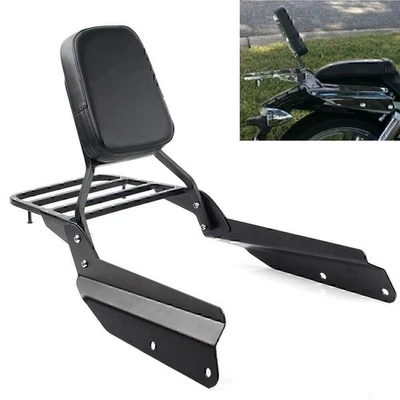 Backrest Sissy Bar with Luggage Rack For Honda VTX1300 VTX1800 N/R/S/T 2002-2009 Foto 1 de 4