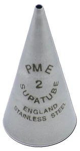 PME ST2 Bocchetta Decorativa Professionale Acciaio Inossidabile Argento 1.7 - Foto 1 di 4